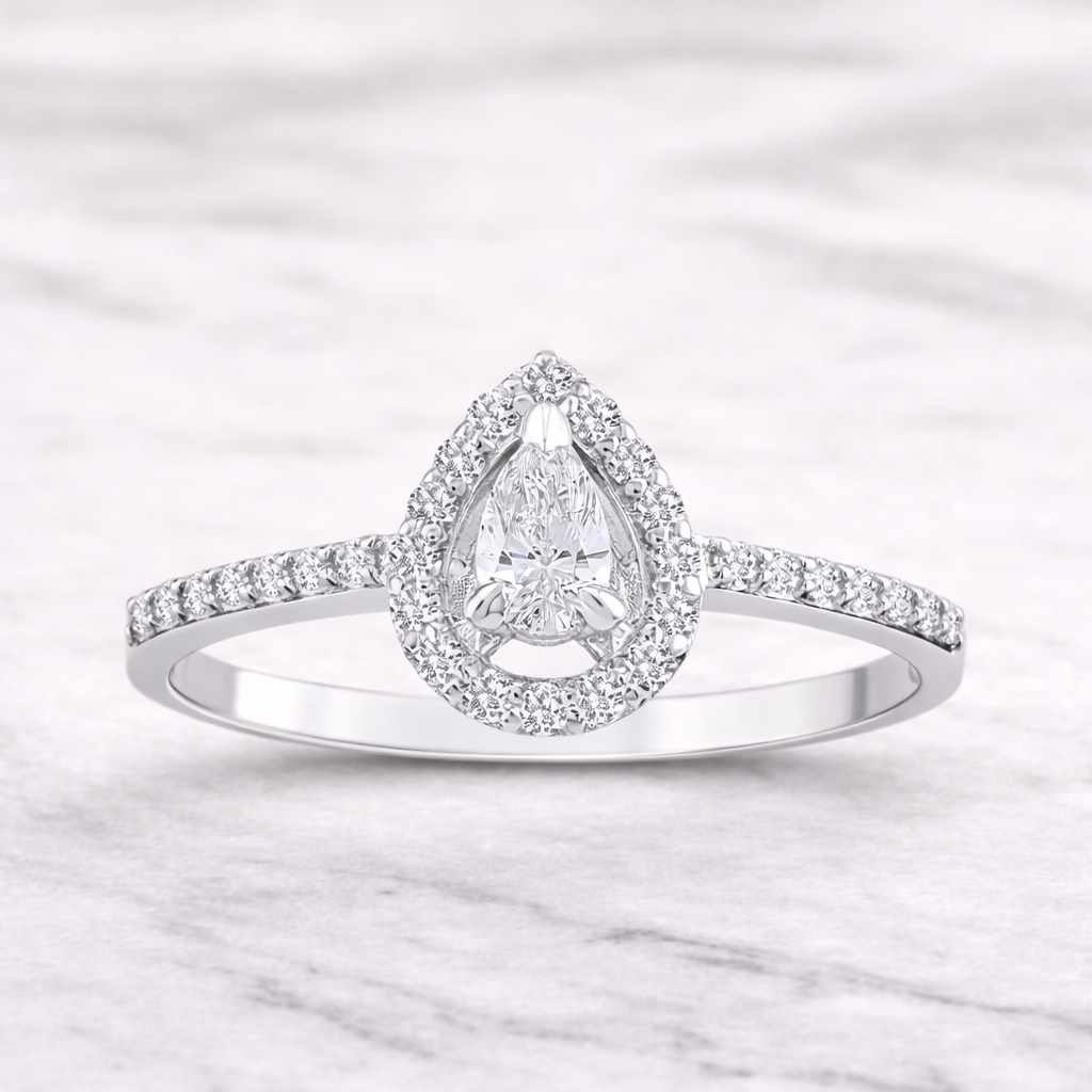 0.50 Karat IGI Sertifikalı Vintage Lab Pırlanta Tektaş Yüzük